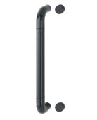 AR602&sol;425BF Hoppe D' Handle &Oslash; 34mm x 425mm Centres Pull Handle Bolt Fix - &lpar;Nylon&rpar; Black
