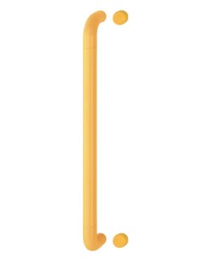 Click Here To Enlarge This Photo Of AR602&sol;600BF Hoppe D' Handle &Oslash; 34mm x 600mm Centres Pull Handle Bolt Fix - &lpar;Nylon&rpar; Yellow