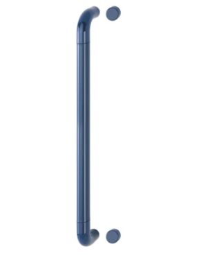 Click Here To Enlarge This Photo Of AR602&sol;600BF Hoppe D' Handle &Oslash; 34mm x 600mm Centres Pull Handle Bolt Fix - &lpar;Nylon&rpar; Midnght Blue