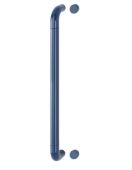 AR602&sol;600BF Hoppe D' Handle &Oslash; 34mm x 600mm Centres Pull Handle Bolt Fix - &lpar;Nylon&rpar; Midnght Blue
