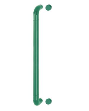 Click Here To Enlarge This Photo Of AR602&sol;600BF Hoppe D' Handle &Oslash; 34mm x 600mm Centres Pull Handle Bolt Fix - &lpar;Nylon&rpar; Green