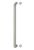 AR602&sol;600BF Hoppe D' Handle &Oslash; 34mm x 600mm Centres Pull Handle Bolt Fix - &lpar;Nylon&rpar; Dove Grey