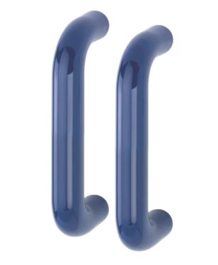 Click Here To Enlarge This Photo Of AR602&sol;220BB Hoppe D' Handle &Oslash; 34mm x 220mm Centres Pull Handle Back To Back - &lpar;Nylon&rpar; Cobalt Blue