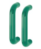 AR602&sol;220BB Hoppe D' Handle &Oslash; 34mm x 220mm Centres Pull Handle Back To Back - &lpar;Nylon&rpar; Green