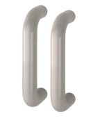 AR602&sol;220BB Hoppe D' Handle &Oslash; 34mm x 220mm Centres Pull Handle Back To Back - &lpar;Nylon&rpar; Dove Grey