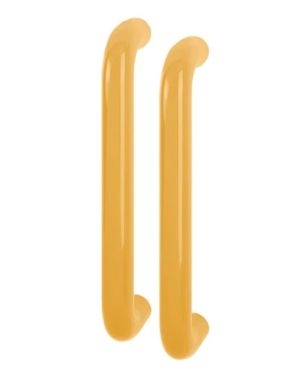 Click Here To Enlarge This Photo Of AR602&sol;300BB Hoppe D' Handle &Oslash; 34mm x 300mm Centres Pull Handle Back To Back - &lpar;Nylon&rpar; Yellow