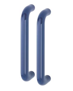 Click Here To Enlarge This Photo Of AR602&sol;300BB Hoppe D' Handle &Oslash; 34mm x 300mm Centres Pull Handle Back To Back - &lpar;Nylon&rpar; Cobalt Blue