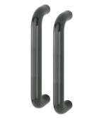 AR602&sol;300BB Hoppe D' Handle &Oslash; 34mm x 300mm Centres Pull Handle Back To Back - &lpar;Nylon&rpar; Anthracite Grey
