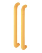 AR602&sol;425BB Hoppe D' Handle &Oslash; 34mm x 425mm Centres Pull Handle Back To Back - &lpar;Nylon&rpar; Yellow