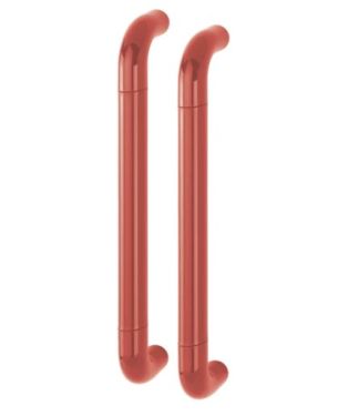 Click Here To Enlarge This Photo Of AR602&sol;425BB Hoppe D' Handle &Oslash; 34mm x 425mm Centres Pull Handle Back To Back - &lpar;Nylon&rpar; Red