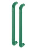 AR602&sol;425BB Hoppe D' Handle &Oslash; 34mm x 425mm Centres Pull Handle Back To Back - &lpar;Nylon&rpar; Green