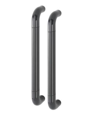 Click Here To Enlarge This Photo Of AR602&sol;425BB Hoppe D' Handle &Oslash; 34mm x 425mm Centres Pull Handle Back To Back - &lpar;Nylon&rpar; Anthracite Grey