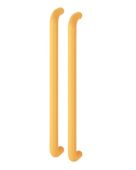 AR602&sol;600BB Hoppe D' Handle &Oslash; 34mm x 600mm Centres Pull Handle Back To Back - &lpar;Nylon&rpar; Yellow