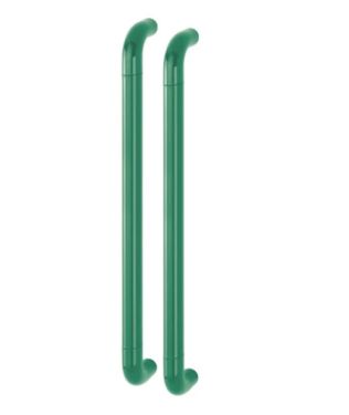 Click Here To Enlarge This Photo Of AR602&sol;600BB Hoppe D' Handle &Oslash; 34mm x 600mm Centres Pull Handle Back To Back - &lpar;Nylon&rpar; Green