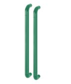 AR602&sol;600BB Hoppe D' Handle &Oslash; 34mm x 600mm Centres Pull Handle Back To Back - &lpar;Nylon&rpar; Green