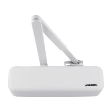 Click Here To Enlarge This Photo Of AR3500-D-DW&sol;DW Hoppe Size 2-4 Overhead Spring Door Closer c&sol;w Backcheck & Delayed Action - RAL9016 Diamond White &lpar;87101074&rpar;