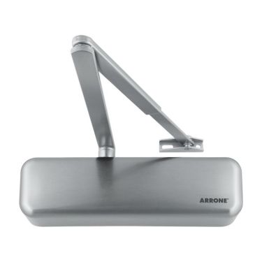 Click Here To Enlarge This Photo Of AR3500-D-SSS&sol;SSS Hoppe Size 2-4 Overhead Spring Door Closer c&sol;w Backcheck & Delayed Action - Satin Stainless Steel &lpar;87101069&rpar;