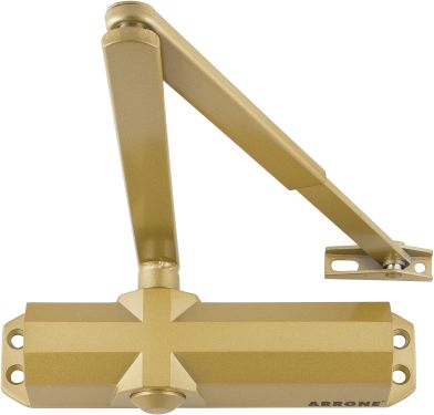 Click Here To Enlarge This Photo Of AR6800-GE Hoppe Arrone Size 2-4 Overhead Door Closer - Gold &lpar;87106904&rpar;