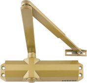 AR6800-GE Hoppe Arrone Size 2-4 Overhead Door Closer - Gold &lpar;87106904&rpar;