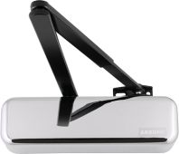 AR6900-D-PSS Hoppe Arrone Size 2-4 Overhead Door Closer - Polished Stainless Steel with Black arm &lpar;87105985&rpar;