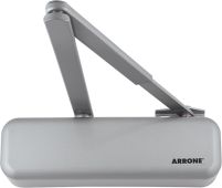 AR6900-D-SE&sol;SE Hoppe Arrone Size 2-4 Overhead Door Closer - Silver &lpar;87106817&rpar;