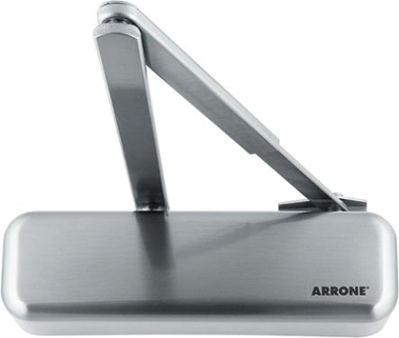 Click Here To Enlarge This Photo Of AR6900-D-SSS&sol;SSS Hoppe Arrone Size 2-4 Overhead Door Closer - Satin Stainless Steel &lpar;87106820&rpar;