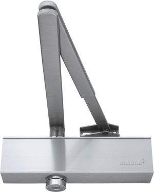 Click Here To Enlarge This Photo Of AR8200-BC-SSS&sol;SSS Hoppe Arrone Size 2-4 Overhead Door Closer c&sol;w Slide Cover - Satin Stainless Steel &lpar;87106860&rpar;