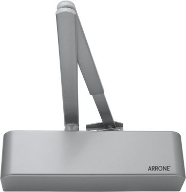 Click Here To Enlarge This Photo Of AR1500-SE&sol;SE Hoppe Arrone Size 2-4 Overhead Spring Door Closer c&sol;w Backcheck - Silver &lpar;87115622&rpar;