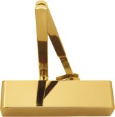 AR1500-PB&sol;PB Hoppe Arrone Size 2-4 Overhead Spring Door Closer c&sol;w Backcheck - Polished Brass &lpar;87107180&rpar;