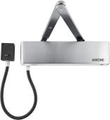 AR1998-L-SSS&sol;SSS Hoppe Arrone EN&period;4 Electro-Magnetic Hold Open&sol;Swing Free Overhead Door Closer - Satin Stainless Steel &lpar;87132277&rpar;