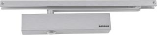 AR8209-SSS Hoppe Arrone Size 2-4 Overhead Surface Mounted Slide Arm Door Closer - Satin Stainless Steel &lpar;87116135&rpar;