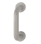 AR602&sol;220CF Hoppe D' Handle &Oslash; 34mm x 220mm Centres Pull Handle Concealed Fix - &lpar;Nylon&rpar; Dove Grey