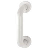 AR602&sol;220CF Hoppe D' Handle &Oslash; 34mm x 220mm Centres Pull Handle Concealed Fix - &lpar;Nylon&rpar; Diamond White