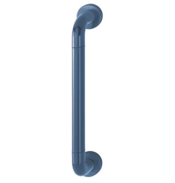 Click Here To Enlarge This Photo Of AR602&sol;425CF Hoppe D' Handle &Oslash; 34mm x 425mm Centres Pull Handle Concealed Fix - &lpar;Nylon&rpar; Midnght Blue