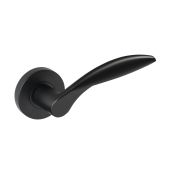 JTF1700-F Jigtech 'Cresta' Lever On Rose Matt Black &lbrack;CE&rsqb;