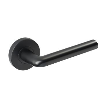 Click Here To Enlarge This Photo Of JTF1705-F Jigtech 'Riva' Lever On Rose Matt Black &lbrack;CE&rsqb;