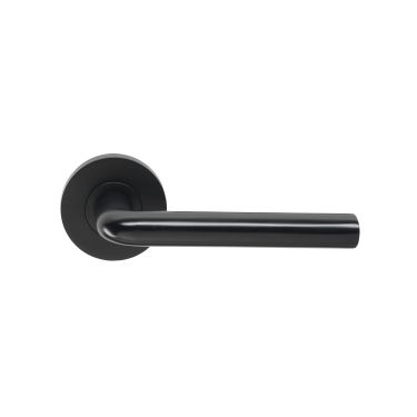 Click Here To Enlarge This Photo Of JTF1705-F Jigtech 'Riva' Lever On Rose Matt Black &lbrack;CE&rsqb;
