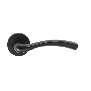 Click Here To Enlarge This Photo Of JTF1710-F Jigtech 'Solar' Lever On Rose Matt Black &lbrack;CE&rsqb;