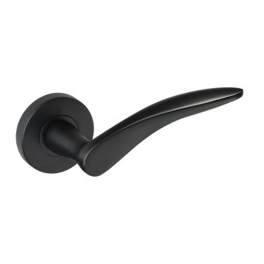 Click Here To Enlarge This Photo Of JTF1715-F Jigtech 'Vecta' Lever On Rose Matt Black &lbrack;CE&rsqb;