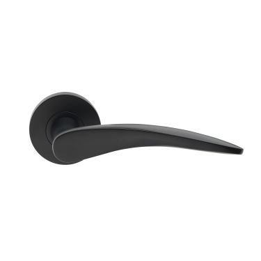 Click Here To Enlarge This Photo Of JTF1715-F Jigtech 'Vecta' Lever On Rose Matt Black &lbrack;CE&rsqb;