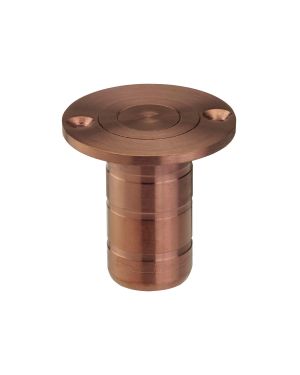 Click Here To Enlarge This Photo Of ZAS14A-PVDBZ - Zoo Hardware Dust Socket for Flush Bolts &lpar;Wood&rpar; 20mm dia&period; x 38mm PVD Bronze