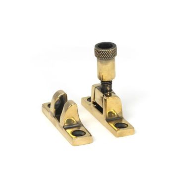 Click Here To Enlarge This Photo Of 45490 From the Anvil Aged Brass Brompton Brighton Fastener - Narrow &lpar;Square&rpar;
