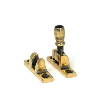 Click Here To Enlarge This Photo Of 45493 From the Anvil Aged Brass Mushroom Brighton Fastener - Narrow &lpar;Square&rpar;