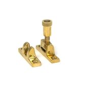 45962 From the Anvil Polished Brass Brompton Brighton Fastener - Narrow &lpar;Square&rpar;