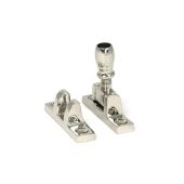 45978 From the Anvil Polished Nickel Mushroom Brighton Fastener - Narrow &lpar;Square&rpar;