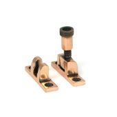 46583 From the Anvil Polished Bronze Brompton Brighton Fastener - Narrow &lpar;Square&rpar;
