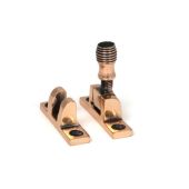 46585 From the Anvil Polished Bronze Beehive Brighton Fastener - Narrow &lpar;Square&rpar;