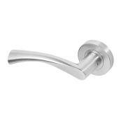 BLU Performance Wing Lever Door Handle on Round Rose&comma; 316 Satin Stainless Steel &lpar;WH900C-SSS&rpar;