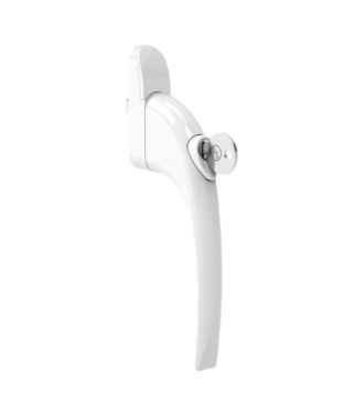 Click Here To Enlarge This Photo Of BX581900 MILA White Universal Lockable Window Espag Handle