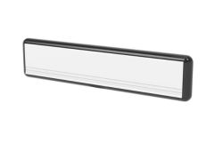 BX110472W MILA White Universal 12" Letter Plate